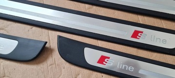 фото thumb №5, A6 c7 4g рестайлінг планка планки накладки порогові перед зад ліві праві