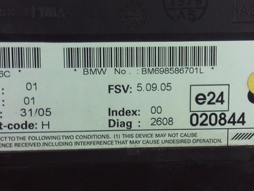 фото thumb №7, Bmw e60 дисплей спідометр  65.82-6 985 867