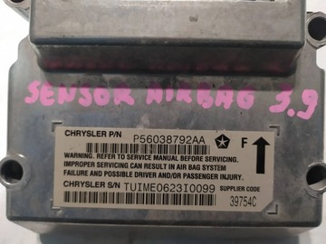 фото thumb №9, Блок керування модуль подушка безпеки jeep grand cherokee ii wj