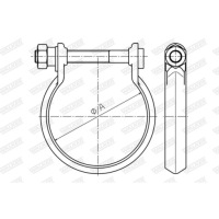 Хомут вихлоп walker 80910 Доставка, фото thumb