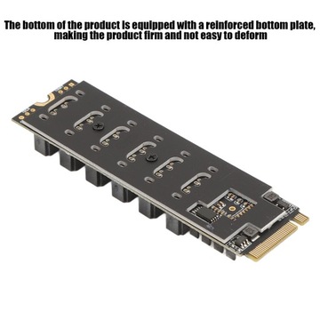Карта адаптера m.2 to sata3.0 6 Гбит/с, высокоскоростная asm1166 m.2 pcie to sata, расширение