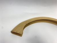 Захист петля кришки багажника ліва задній mercedes w140 c140 cl 1406945525 Зі Шроту, фото thumb