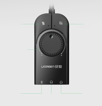 Внешняя звуковая карта Ugreen 40964.