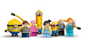 LEGO MINIONKI 75583 RODZINNA REZYDENCJA GRU I MININKÓW zestaw klocków +8