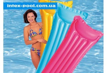 Materac Dmuchany do Wody Pływania Opalania Basenu Leżak Plażowy 59703-3 POM
