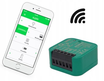 2-канальный настенный Wi-Fi контроллер SUPLA ROW-02 Zamel