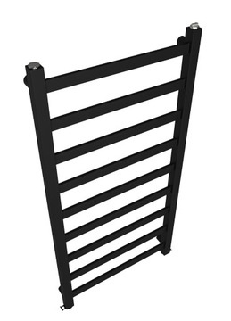 Радиатор для ванной комнаты 600x530 PRIME SLIM MATTE BLACK