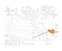 фото thumb №1, Впуск повітрозабірник повітря chevrolet camaro 16- ліва