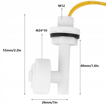 фото thumb №9, Датчик уровня жидкости m12 dc220v переключатель pływakowy уровня