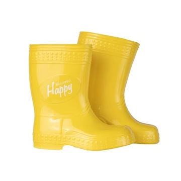 Kalosze Poproszę dziecięce Happy Żółty 29/30