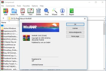 Win RAR PL 3PC последняя официальная версия бессрочной лицензии