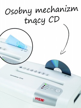 Уничтожитель документов для дисковых карт HSM Shredstar X10