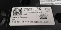 фото thumb №9, Audi a3 8v tdi счетчик приборная панель 8v0920870k