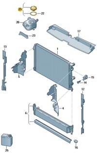 Кришка радіатора audi a1- a3- q3- tt в Україні, фото thumb