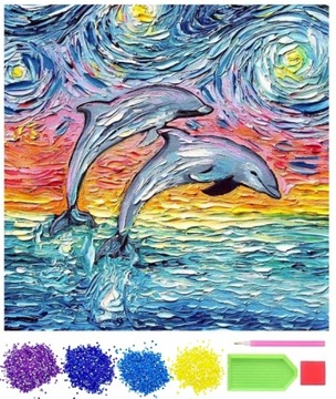 Diamond Diamond Mosaic Delphin