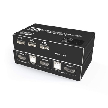 Switch KVM USB + HDMI 2/1 Spacetronik SPH-KVM22