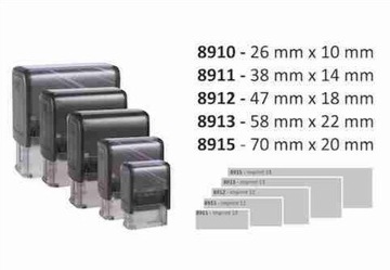 Штамп Trodat Imprint 8912 47х18мм индивидуальный текст до 6 строк Штамп