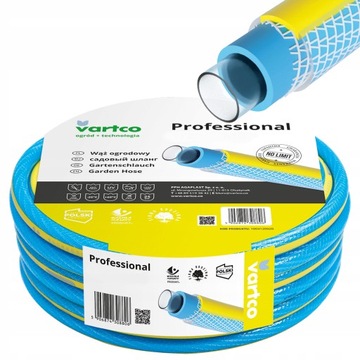 WĄŻ OGRODOWY 4-WARSTWOWY VARTCO PROFESSIONAL 25BAR 3/4'' 30M PRODUKT POLSKI