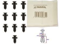 фото thumb №1, Honda cr-v ii 01-06 клипса клипса штифт решётка 10x