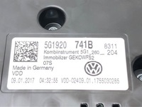 фото thumb №5, Спідометр  vw golf vii 5g1920741b 1.6 110km прилади