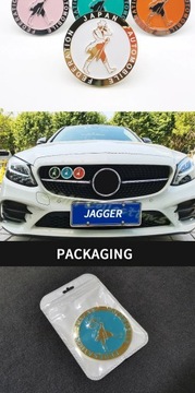 7 цветов, универсальная передняя решетка автомобиля в стиле JDM