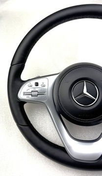 фото thumb №9, Руль з подушка безопасности mercedes s-klasa w222 рестайлинг кожа мультифункция лепестки