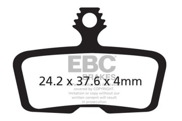 EBC CFA616R ВЕЛОСИПЕДНЫЕ КОЛОДКИ ПОЛУМЕТАЛЛИЧЕСКИЕ КОД AVID/SRAM R RSC GUIDE RE