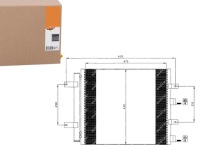 фото thumb №1, Конденсатор кондиционера jaguar s-type xf 99- nrf
