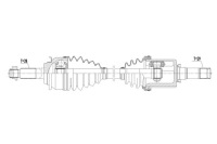 Купити Привідний вал ford ranger 2.2tdci, 3.2tdci 11- перед ліва mtm/atm, фото thumb