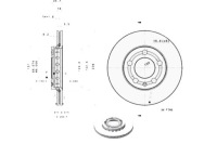 фото thumb №13, Brembo 09.8483.11 диск тормозная