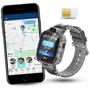 УМНЫЕ ЧАСЫ ДЛЯ ДЕТЕЙ CALMEAN ACTIVE GPS IP67 SIM