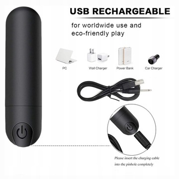 USB-зарядка, 10-скоростной мини-дилдо-пуля