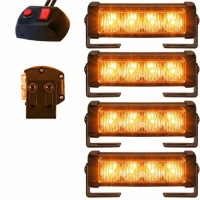 фото thumb №1, Лампа stroboskop оранжевый w решётка радиатора 4szt. led 12v комплект с пульт