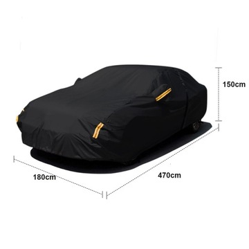ПРОЧНЫЙ БОЛЬШОЙ Водонепроницаемый АВТОБРЕЗЕНТ PEVA L 470x180x150 см