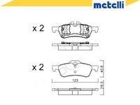 фото thumb №2, Metelli 22-0556-0 набір гальмівних колодок гальмівних, гальма дискові