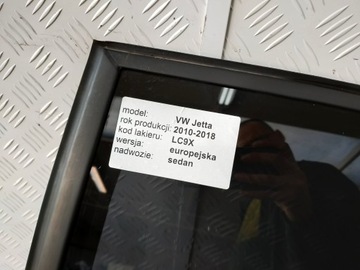 фото thumb №8, Vw jetta vi 5c 10-18 sedan дверь задние левая зад комплект цвет lc9x оригинальный номер