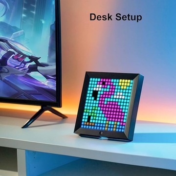 ЦИФРОВАЯ РАМКА BLUETOOTH 8,6-ДЮЙМОВЫЙ СВЕТОДИОДНЫЙ ЭКРАН DIVOOM PIXOO УПРАВЛЕНИЕ ПРИЛОЖЕНИЕМ