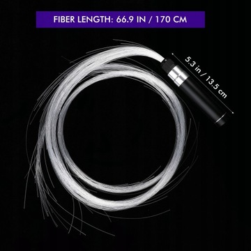 USB-волоконный световой кнут Glow Stick Shine
