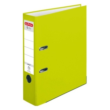 Папка Herlitz Q.File А4 8см салатового цвета