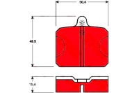 фото thumb №2, Тормозные колодки тормозные skoda перед 105 120 rapid 76-91 t