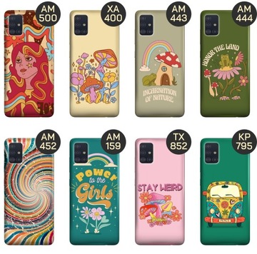ETUI DO SAMSUNG GALAXY A51 5G WZORY HIPPIE PEACE HIPPISI OBUDOWA POKROWIEC