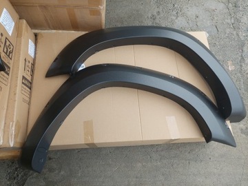 фото thumb №6, Dodge ram v 2019-2024 накладка накладки крила комплект з nitami структура