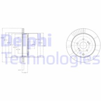 Купить Диск тормозная delphi, фото thumb