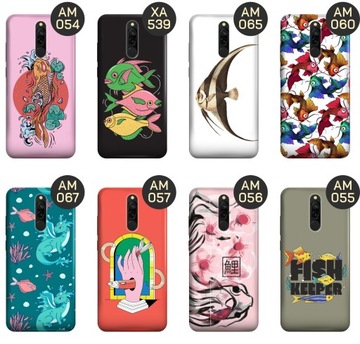 ЧЕХОЛ ДЛЯ XIAOMI REDMI 8 РЫБНЫЕ УЗОРЫ РЫБНЫЙ КОРПУС КРЫШКА ДЛЯ РЫБЫ
