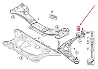 фото thumb №9, Bmw z4 coupe e86 передняя часть left управление arm retainer 7836862 31107836862