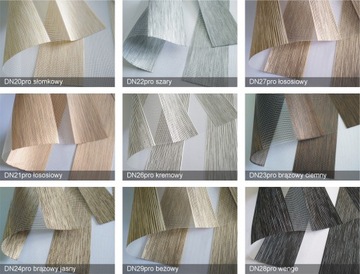 Рулонная штора «День и Ночь» FREE HANGING WALL 97x170