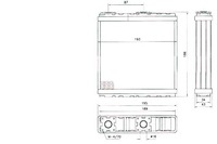 фото thumb №1, Отопитель nissan primera 90- micra 82-