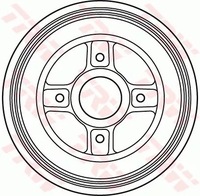 фото thumb №7, Trw барабан ham. renault twingo ii 07-