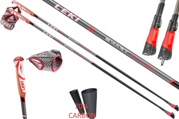 Палки для скандинавской ходьбы LEKI SMART FLASH Carbon 110см