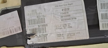 фото thumb №7, Диван зад сидіння bmw x5 e53 чорна шкіра